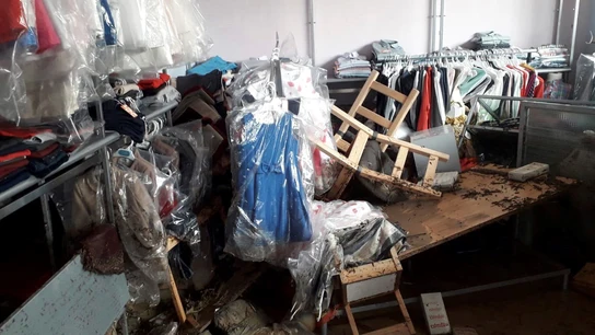 Comercio afectado por el temporal en Arganda del Rey Comercio afectado por el temporal en Arganda del Rey