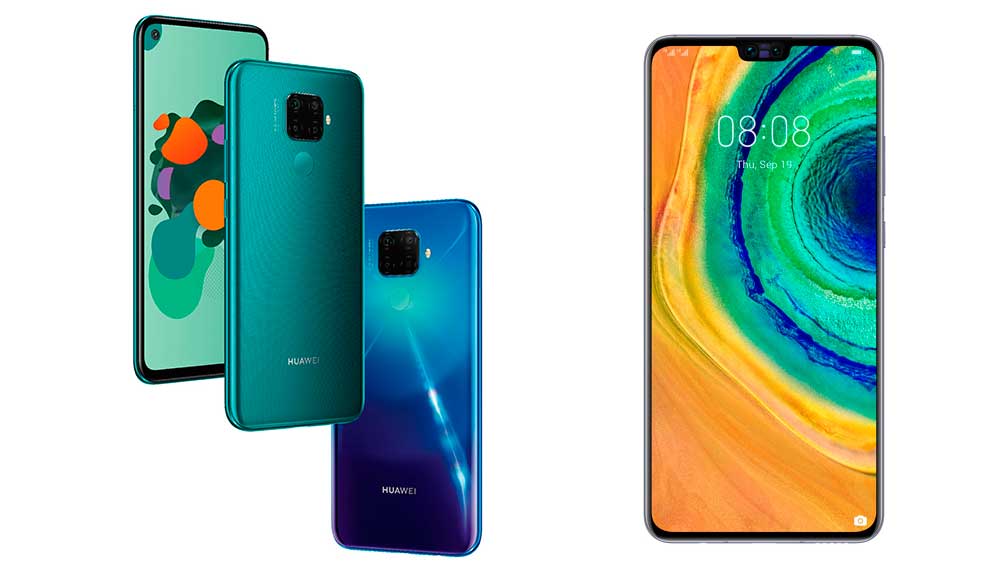 Huawei Matel 30 Lite y Mate 30