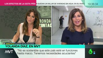 Yolanda Díaz: "Sánchez ha dado un portazo al diálogo. El verbo que mejor conjuga es 'rechazar'"