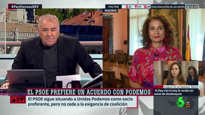 María Jesús Montero en ARV María Jesús Montero en ARV