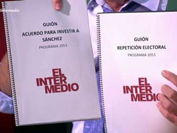 El guion que hubiera tenido El Intermedio si hubiera investidura: "Vamos a ver qué chistes nos hemos perdido" El guion que hubiera tenido El Intermedio si hubiera investidura: "Vamos a ver qué chistes nos hemos perdido"