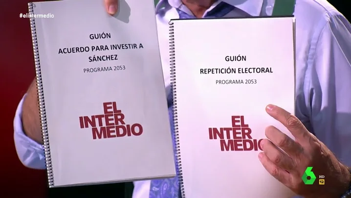 El guion que hubiera tenido El Intermedio si hubiera investidura: "Vamos a ver qué chistes nos hemos perdido"