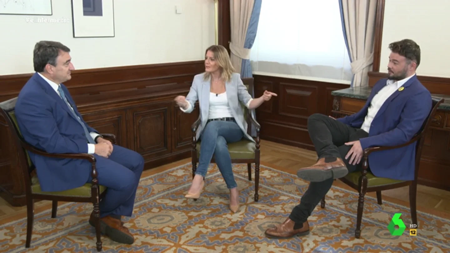 Gabriel Rufián: "Si te cae mal Aitor Esteban es que tienes un problema" Gabriel Rufián: "Si te cae mal Aitor Esteban es que tienes un problema"