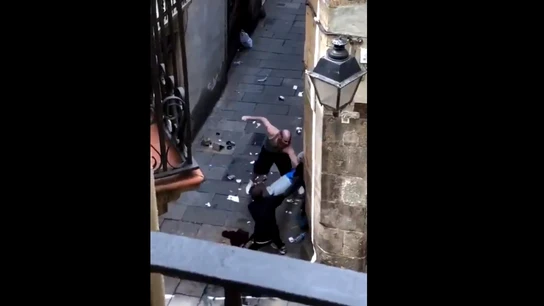 Agresión a un repartidor en Barcelona Agresión a un repartidor en Barcelona