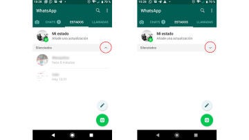 Cómo ocultar un estado de WhatsApp que ya has silenciado previamente