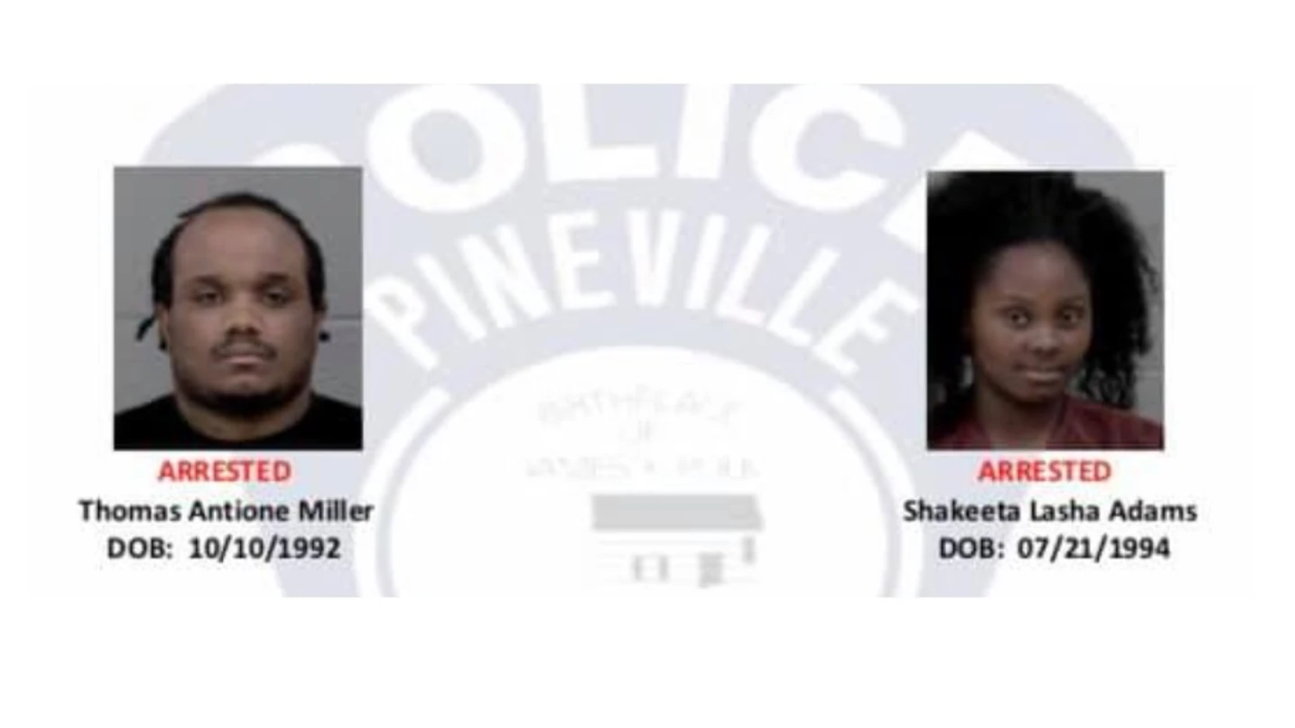 Los detenidos por obligar a prostituirse a una mujer en Pineville (EEUU) Los detenidos por obligar a prostituirse a una mujer en Pineville (EEUU)