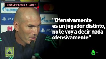 James se gana a Zidane