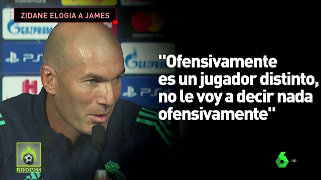 James se gana a Zidane