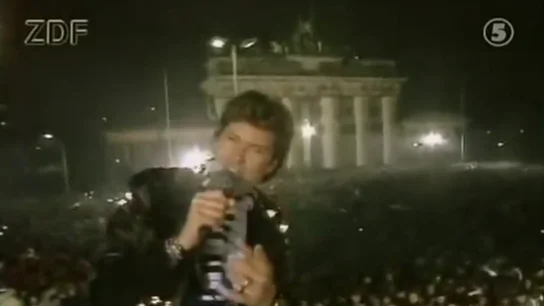 De cómo David Hasselhoff ayudó a tirar el muro de Berlín De cómo David Hasselhoff ayudó a tirar el muro de Berlín