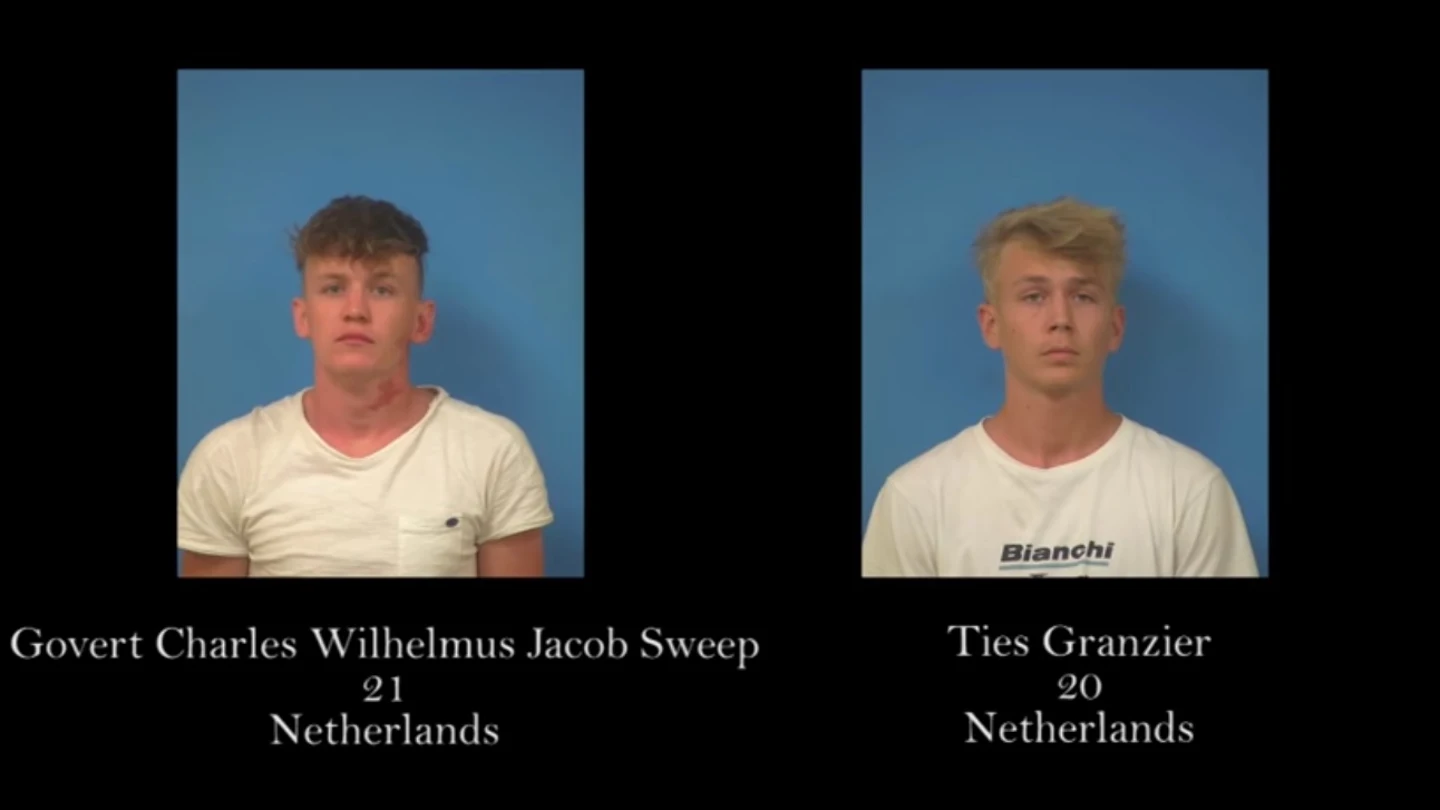 Los dos jóvenes detenidos por entrar en la en la Zona de Seguridad Nacional de Nevada Los dos jóvenes detenidos por entrar en la en la Zona de Seguridad Nacional de Nevada