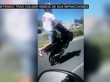 Detenido un joven de 22 años por protagonizar y grabar auténticas burradas al volante Detenido un joven de 22 años por protagonizar y grabar auténticas burradas al volante