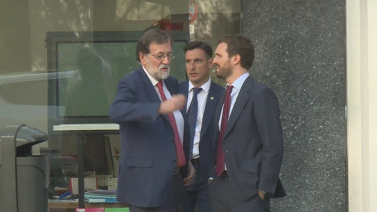 Mariano Rajoy se reúne con Pablo Casado Mariano Rajoy se reúne con Pablo Casado