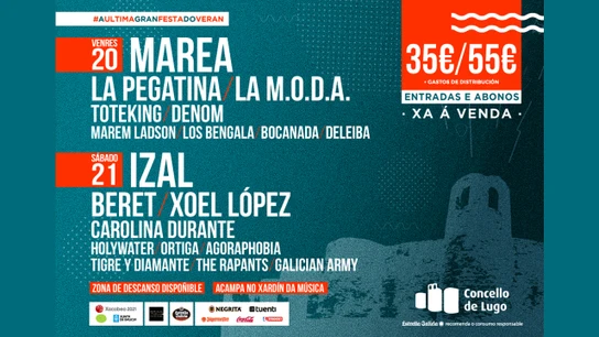 Cartel del festival Caudal Fest, en Lugo Cartel del festival Caudal Fest, en Lugo