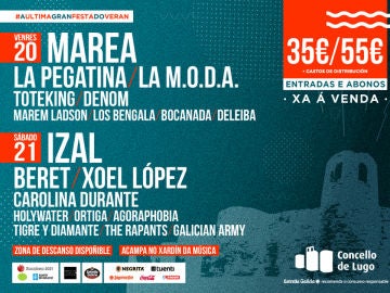 Cartel del festival Caudal Fest, en Lugo Cartel del festival Caudal Fest, en Lugo