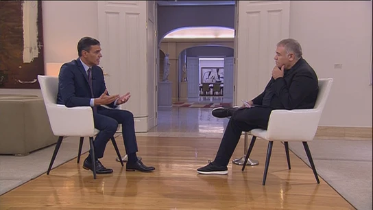 Entrevista de Ferreras a Pedro Sánchez en Moncloa Entrevista de Ferreras a Pedro Sánchez en Moncloa