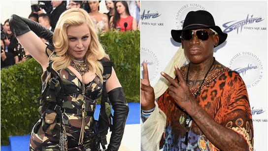 Madonna y Dennis Rodman Madonna y Dennis Rodman