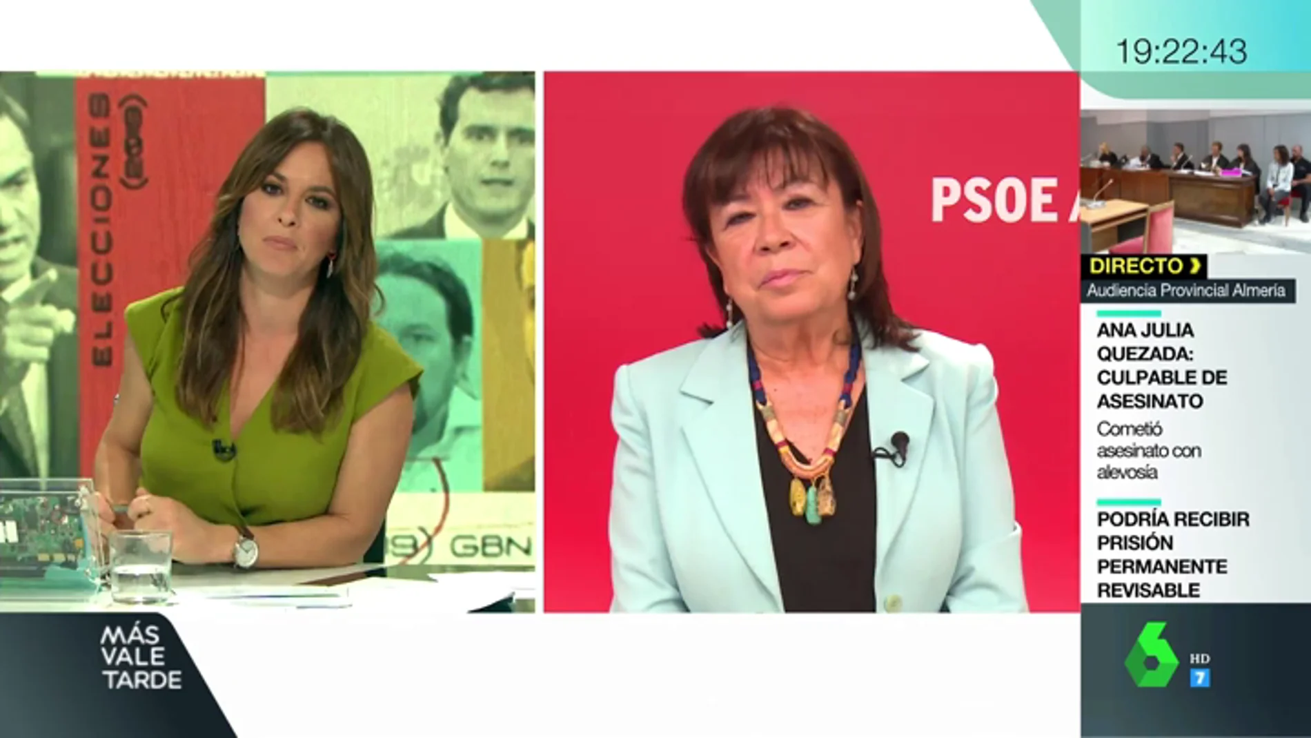 Cristina Narbona: "El acuerdo no ha sido posible porque Pablo Iglesias no ha querido que Podemos esté en un Gobierno en el que él no esté"