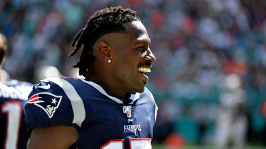 Antonio Brown, jugador de los New England Patriots Antonio Brown, jugador de los New England Patriots