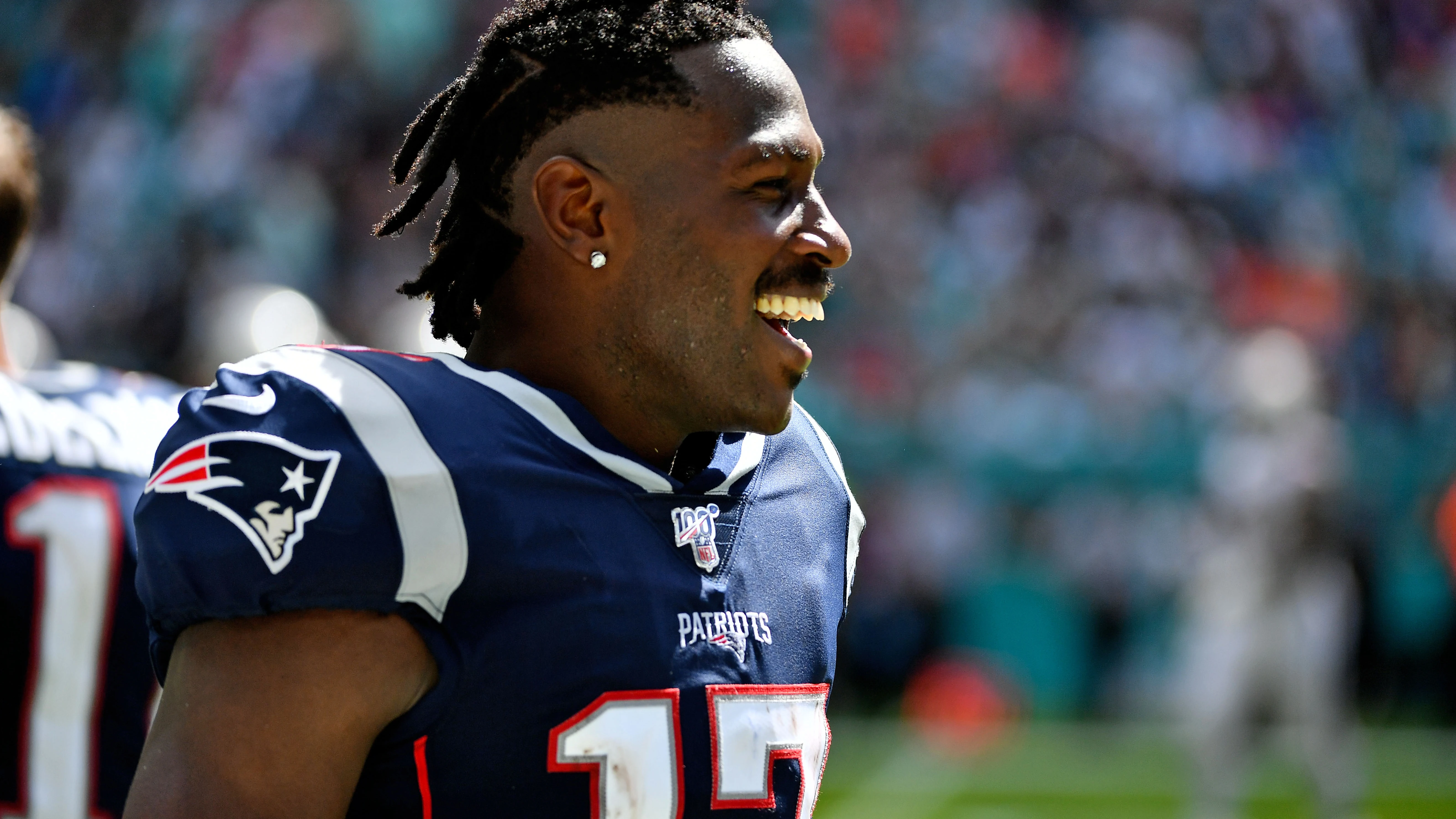 Antonio Brown, jugador de los New England Patriots