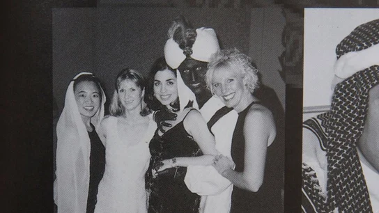 La imagen de Trudeau vestido de Aladino La imagen de Trudeau vestido de Aladino