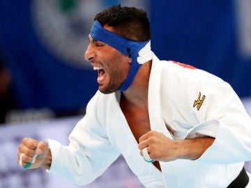 El judoca Saeid Mollaei, durante una competición El judoca Saeid Mollaei, durante una competición