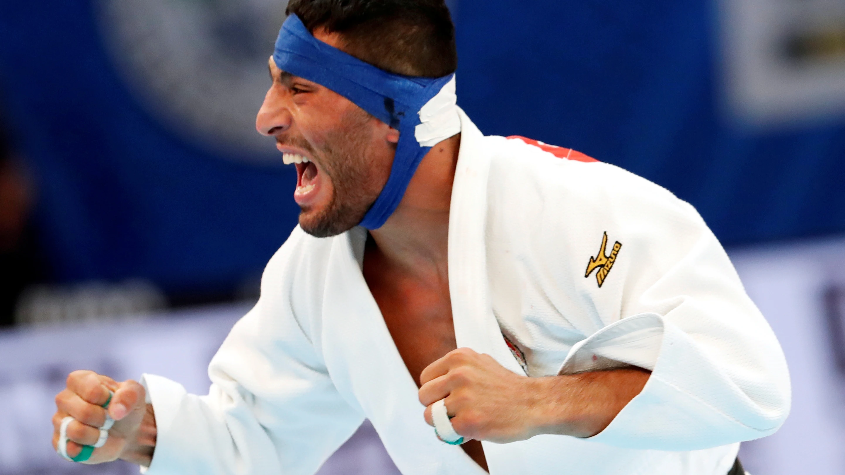 El judoca Saeid Mollaei, durante una competición