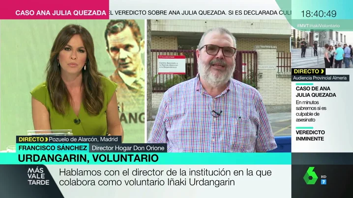 Francisco Sánchez, director del centro de voluntariado de Urdangarín: "Ha comentado que la prisión pesa" Francisco Sánchez, director del centro de voluntariado de Urdangarín: "Ha comentado que la prisión pesa"