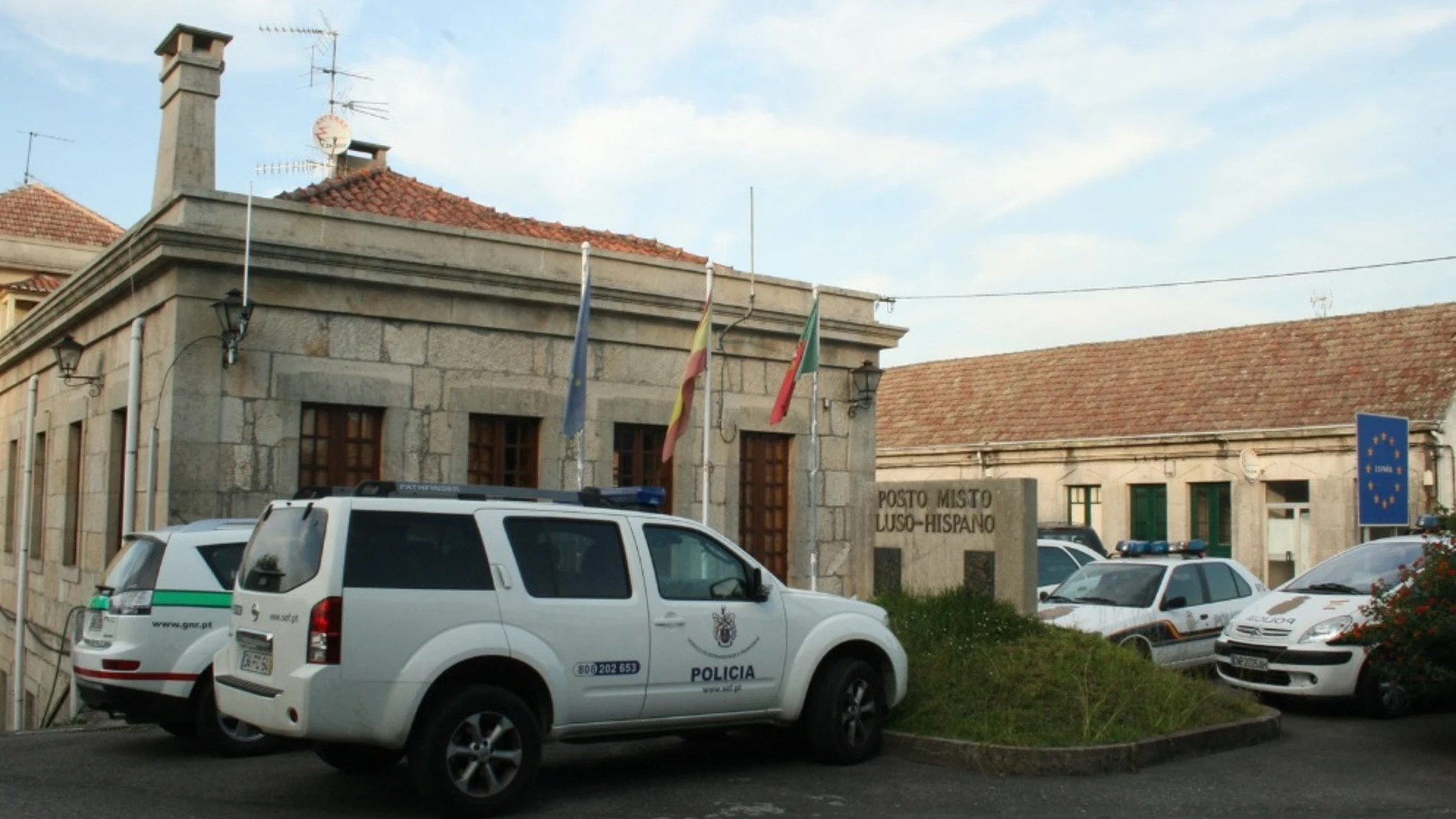 Coche de la Policía en Portugal