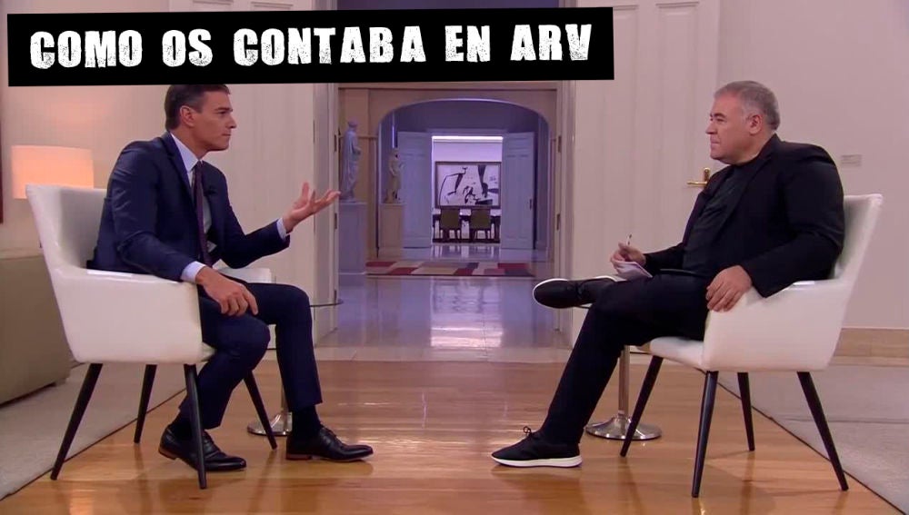 Entrevista a Pedro Sánchez en Especial ARV