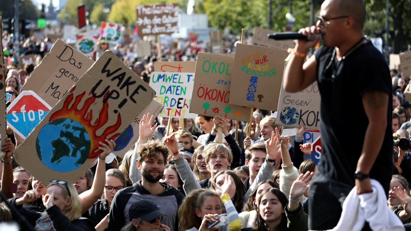 Protesta contra el cambio climático en Berlín Protesta contra el cambio climático en Berlín