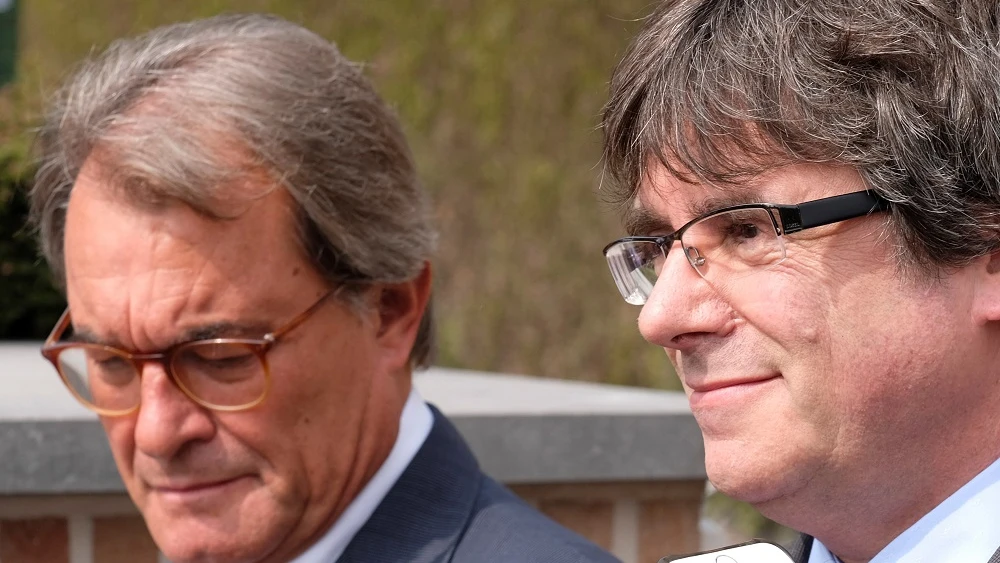 Mas y Puigdemont en una imagen de archivo