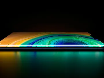 La pantalla curva del Huawei Mate 30 Pro La pantalla curva del Huawei Mate 30 Pro