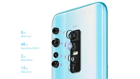 Vivo V17 Pro y sus cuatro cámaras traseras Vivo V17 Pro y sus cuatro cámaras traseras