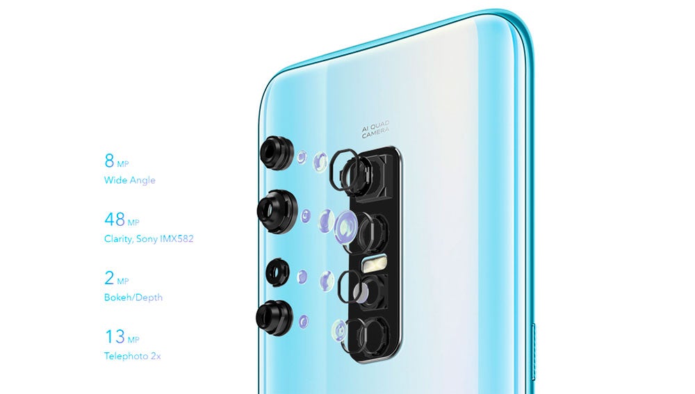 Vivo V17 Pro y sus cuatro cámaras traseras