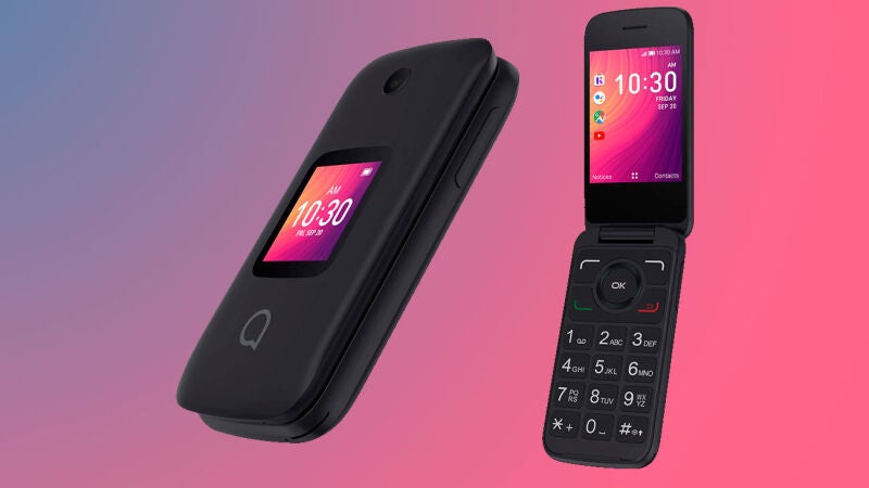 Alcatel lanza un móvil con tapa que presume de WhatsApp y Google Assistant