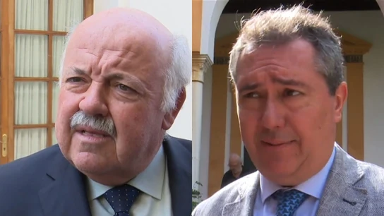 El consejero de Salud andaluz y el alcalde de Sevilla El consejero de Salud andaluz y el alcalde de Sevilla