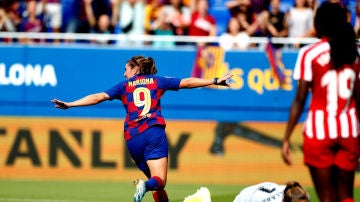 Mariona celebra un gol ante el Atlético