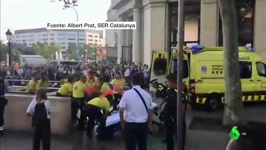 Imagen del menor apuñalado en una pelea en el Metro de Barcelona Imagen del menor apuñalado en una pelea en el Metro de Barcelona