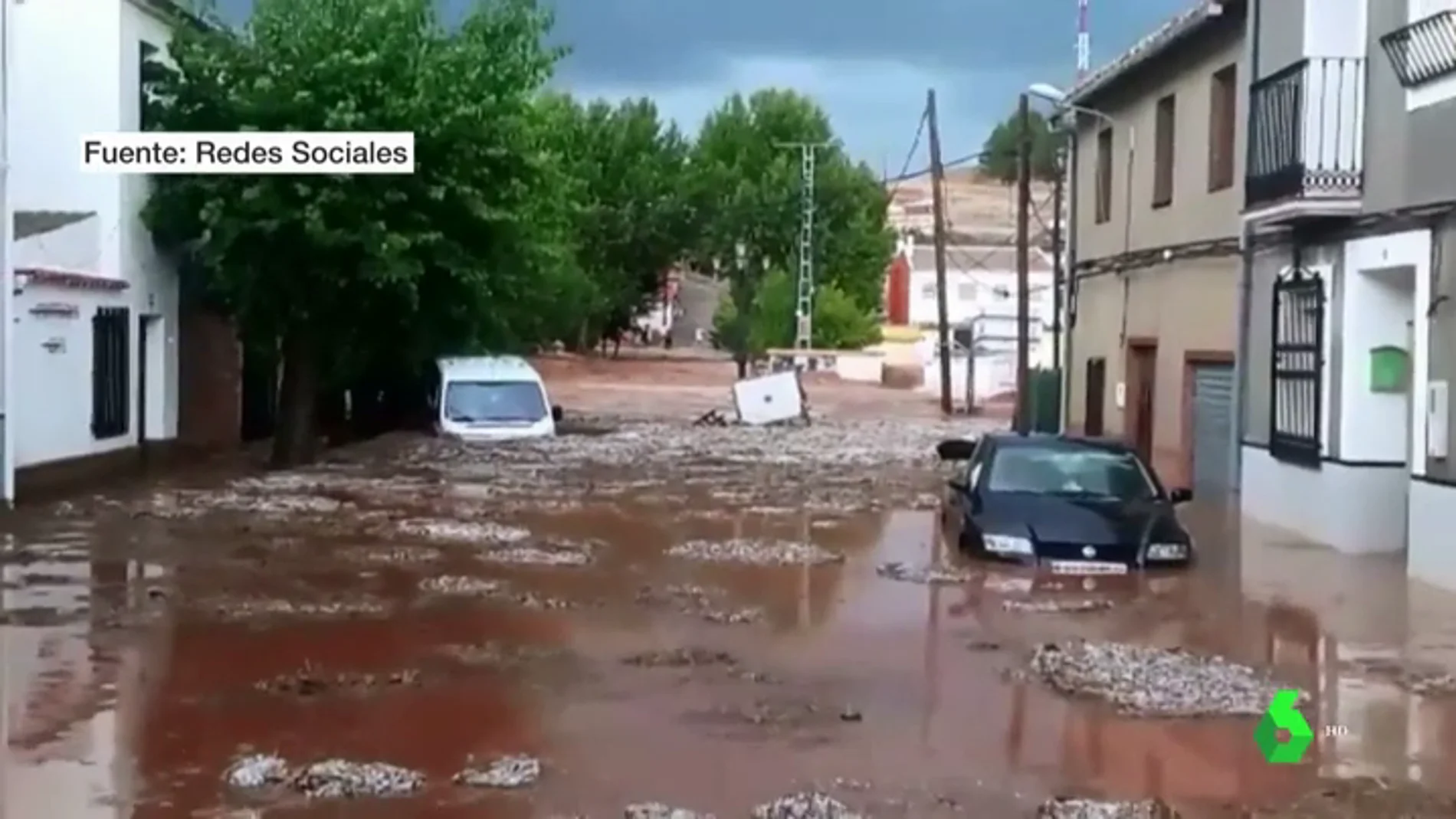 Inundación en Ossa de Montiel