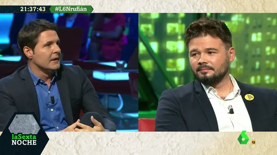 Rufián: "El sentimiento cainita de la izquierda ha hecho a Errejón una especie de conde de Montecristo" Rufián: "El sentimiento cainita de la izquierda ha hecho a Errejón una especie de conde de Montecristo"