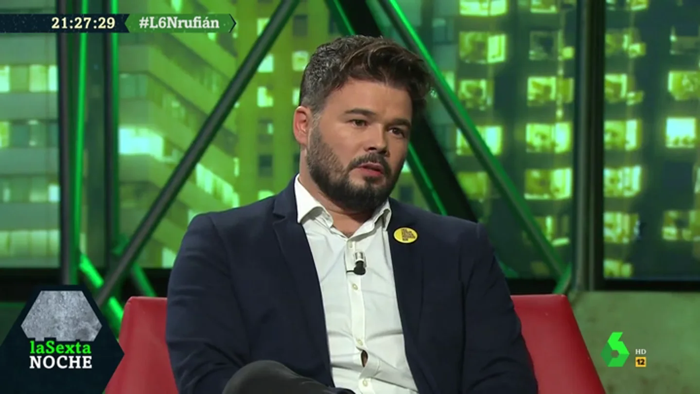 Gabriel Rufián: "La izquierda va a pringar en estas elecciones" Gabriel Rufián: "La izquierda va a pringar en estas elecciones"
