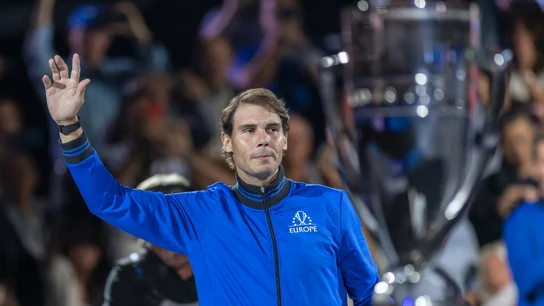 Rafa Nadal, en la Laver Cup Rafa Nadal, en la Laver Cup