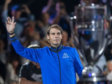 Rafa Nadal, en la Laver Cup Rafa Nadal, en la Laver Cup