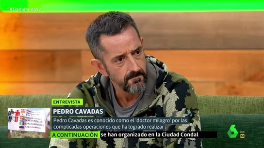 Pedro Cavadas en Liarla Pardo Pedro Cavadas en Liarla Pardo