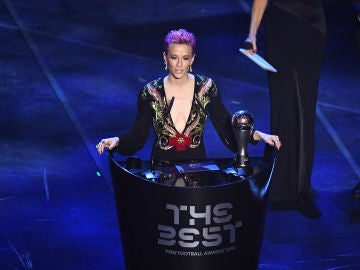 Megan Rapinoe gana el premio 'The Best' a mejor jugadora Megan Rapinoe gana el premio 'The Best' a mejor jugadora