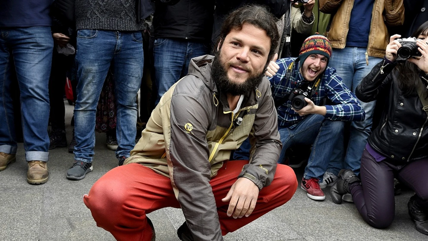El activista Nacho Dean, al terminar la vuelta al mundo a pie El activista Nacho Dean, al terminar la vuelta al mundo a pie
