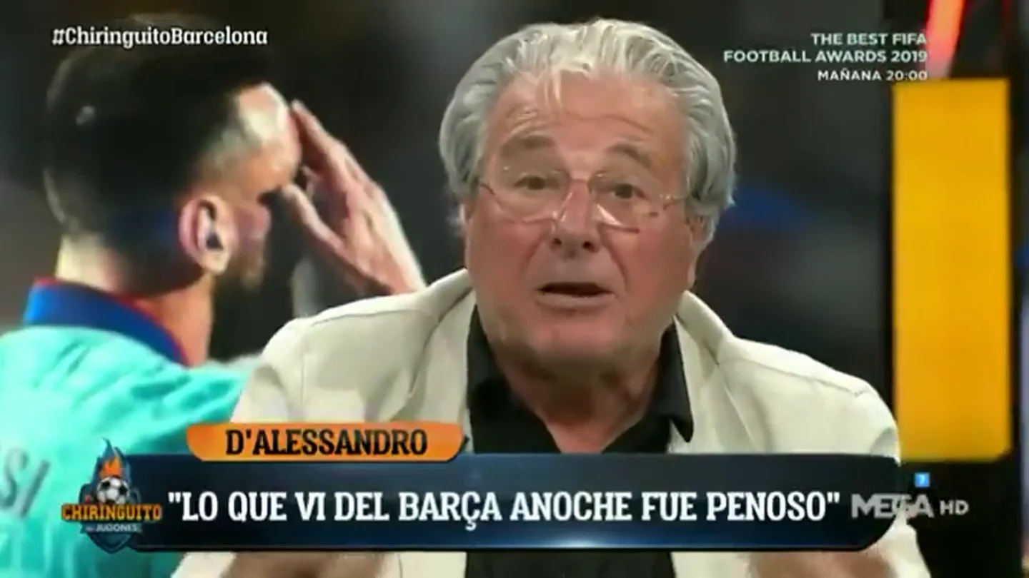 D'Alessandro no pudo dormir tras el partido del Barça: "Fue penoso" D'Alessandro no pudo dormir tras el partido del Barça: "Fue penoso"