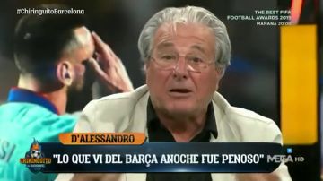 D'Alessandro no pudo dormir tras el partido del Barça: "Fue penoso"