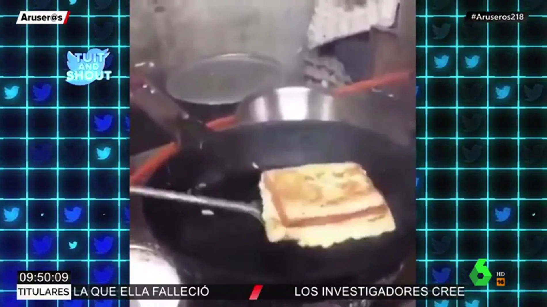 La ingeniosa forma de hacer un sándwich de tortilla francesa que ha sorprendido hasta al propio Alberto Chicote