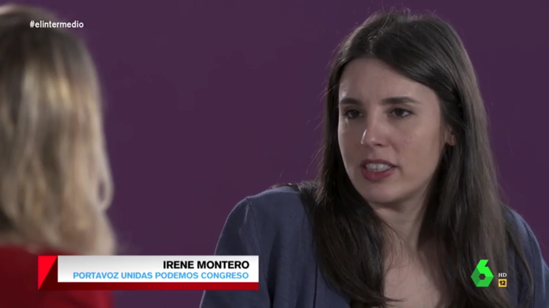 Irene Montero: "Los ciudadanos decidirán cómo afectará a Podemos la irrupción de Errejón en el 10N"